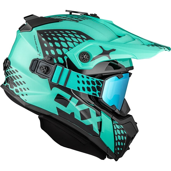 CKX Titan Original Helmet - Trail and Backcountry Viper - 210° Goggle Included