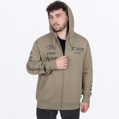 Men's Stack Cotton Zip Up Hoodie