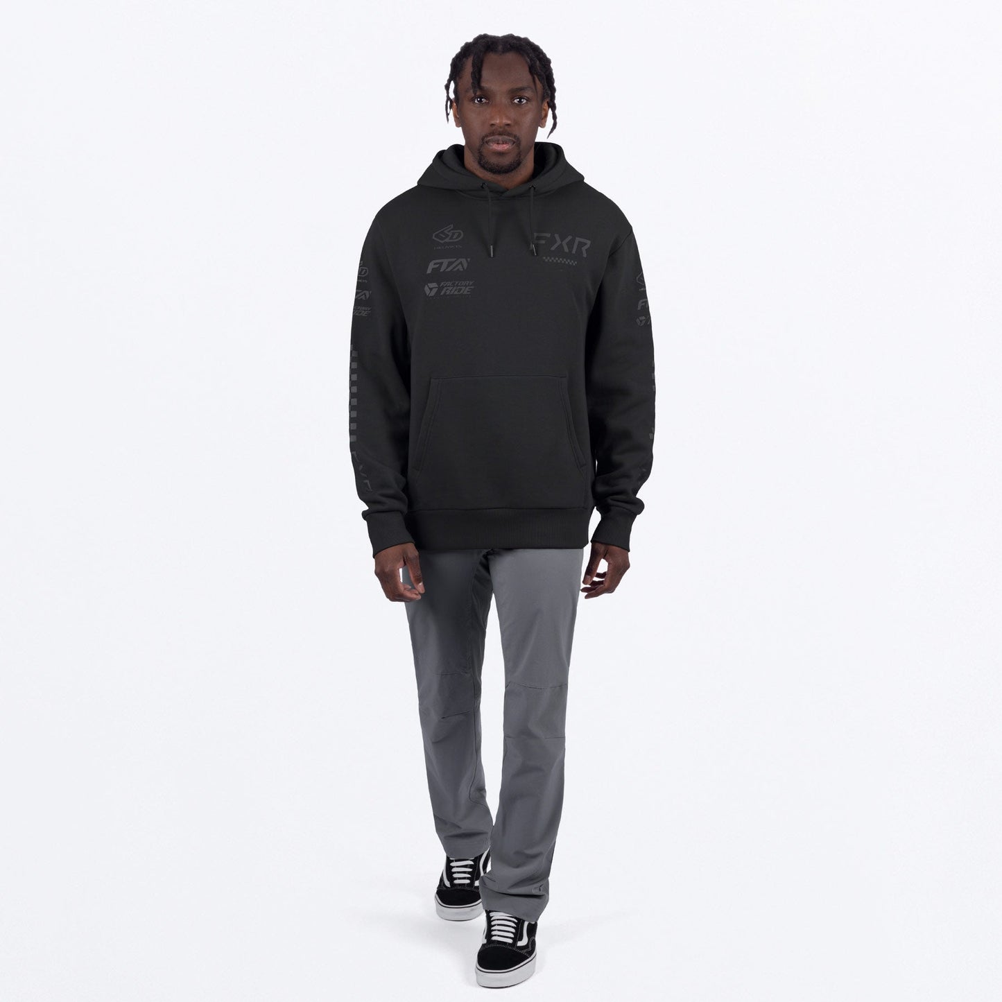 Men's Stack Cotton Pullover Hoodie