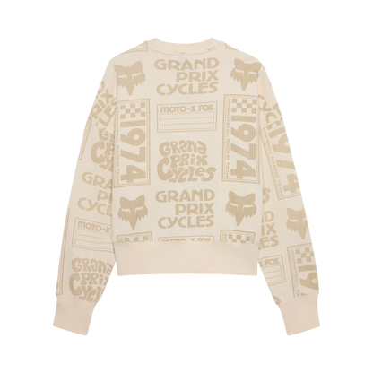 Womens Circa 74 Oversized Crew