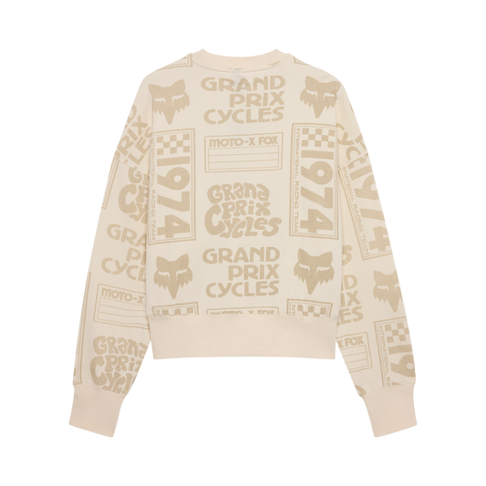 Womens Circa 74 Oversized Crew