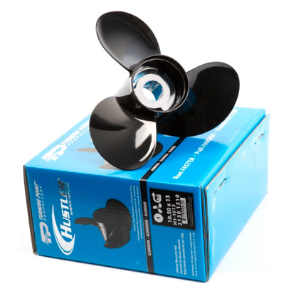 Turning Point Hustler Propeller Fits Honda, Fits Johnson/Evinrude - Aluminum
