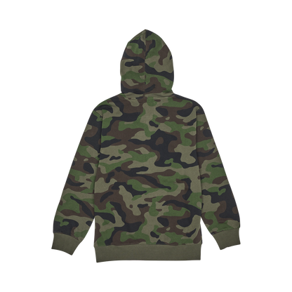Youth Fox Head Camo Zip Hoodie