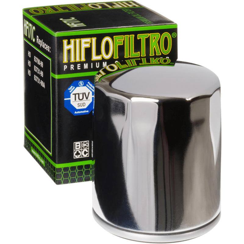 HIFLOFILTRO Chrome Oil Filter - HF171C