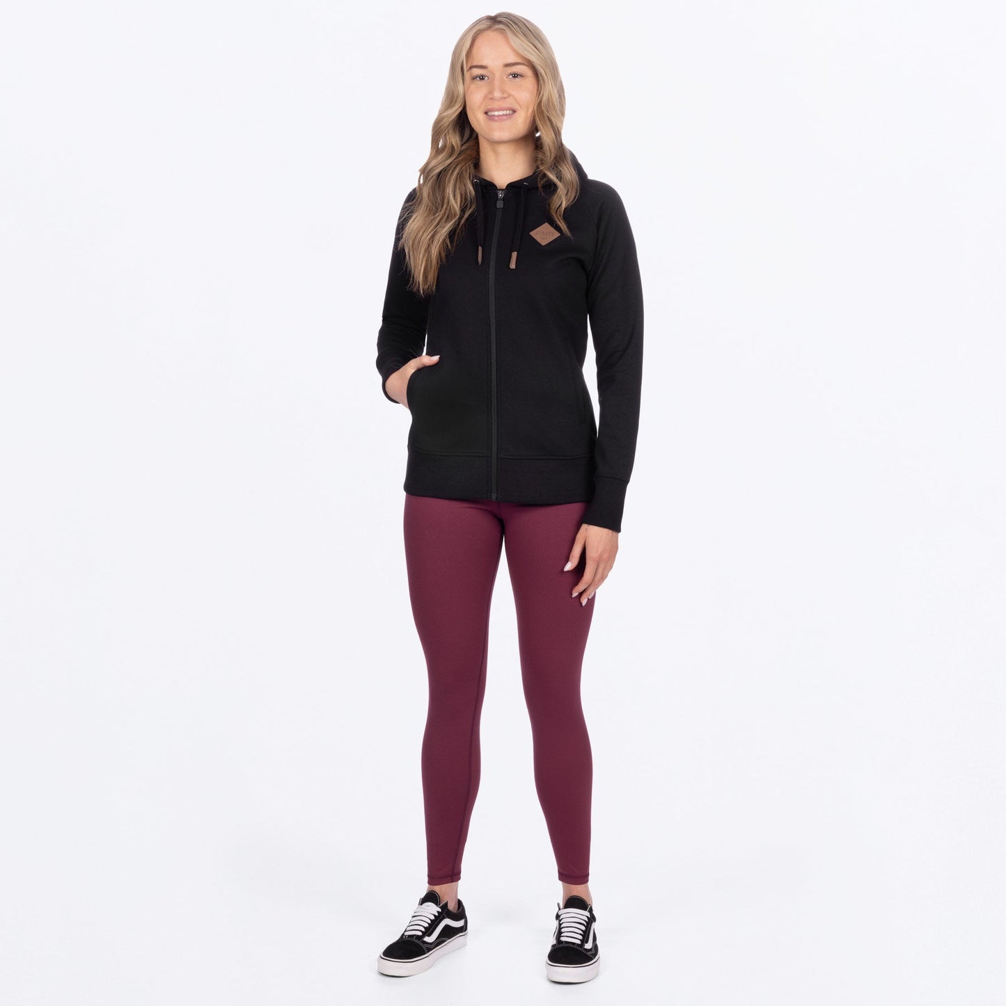 Women's Diamond Zip Hoodie