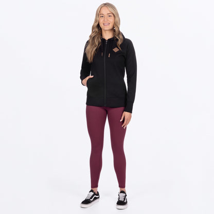 Women's Diamond Zip Hoodie