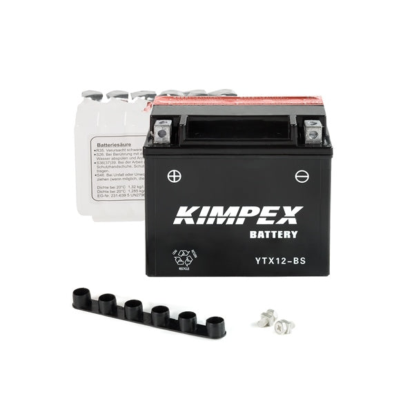 Kimpex Battery Maintenance Free AGM YTX12-BS