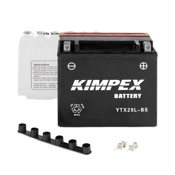 Kimpex Battery Maintenance Free AGM YTX20L-BS