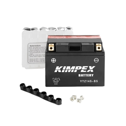 Kimpex Battery Maintenance Free AGM High Performance YTZ14S-BS