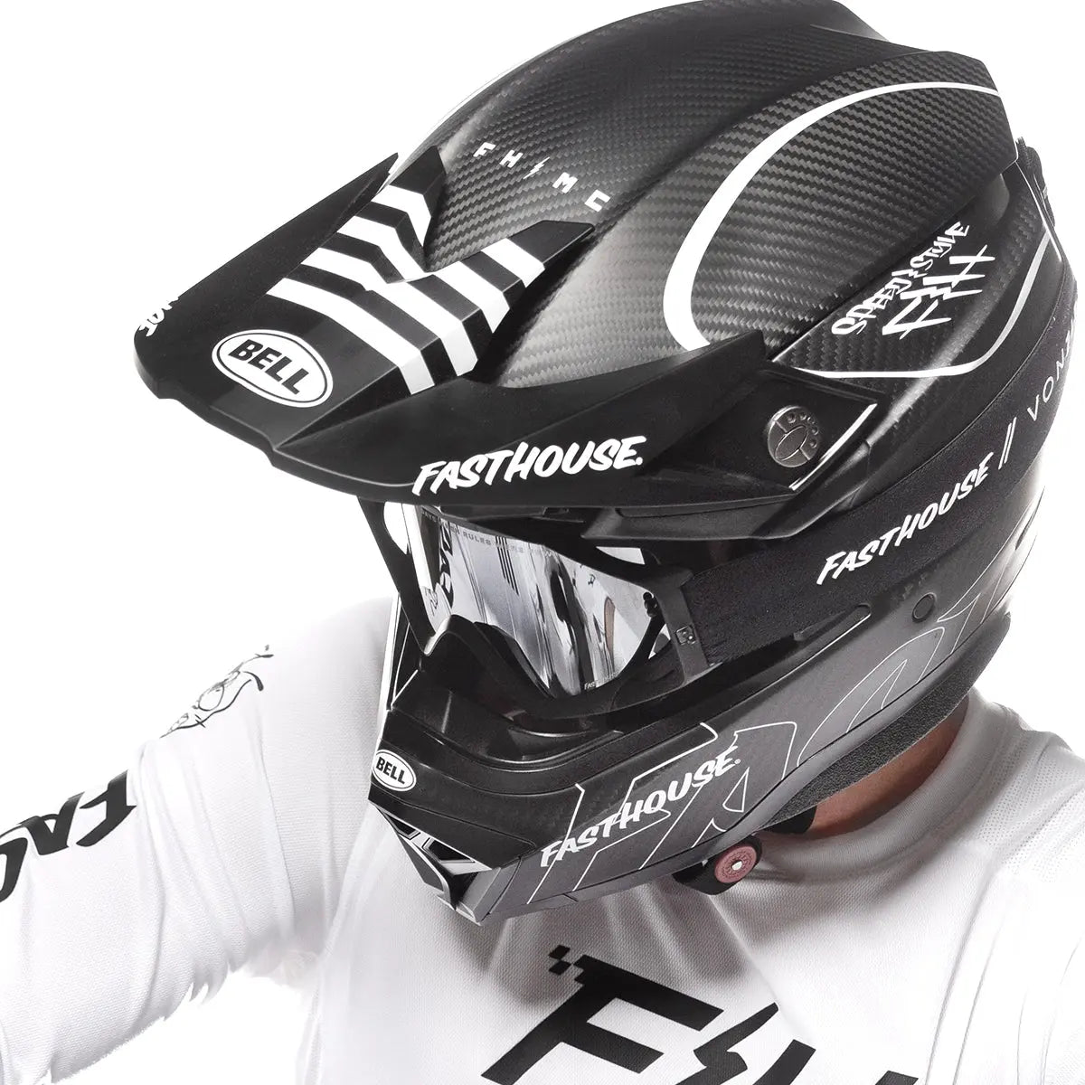 Bell Moto-10 Spherical Fasthouse Raven Helmet