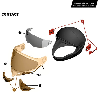 CKX Contact Free-Face Helmet Artik