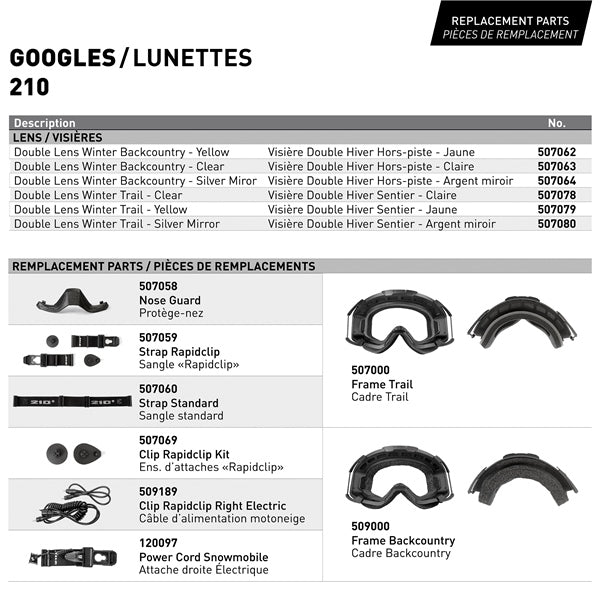 CKX Electric 210° Goggles with Controlled Ventilation for Backcountry Matte Black