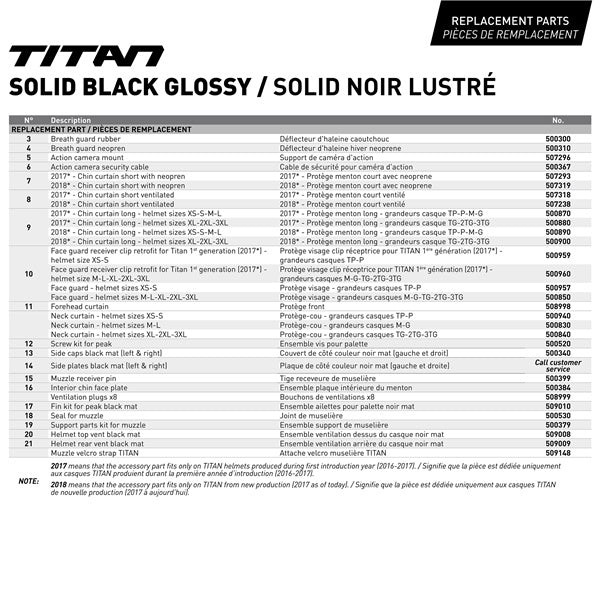 CKX Titan Original Helmet - Trail and Backcountry Solid - 210° Goggle Included