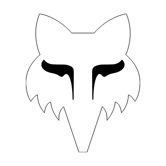 Fox Head 2.5" Sticker