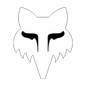 Fox Head 2.5" Sticker