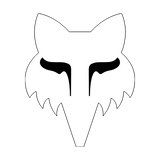 Fox Head 2.5" Sticker