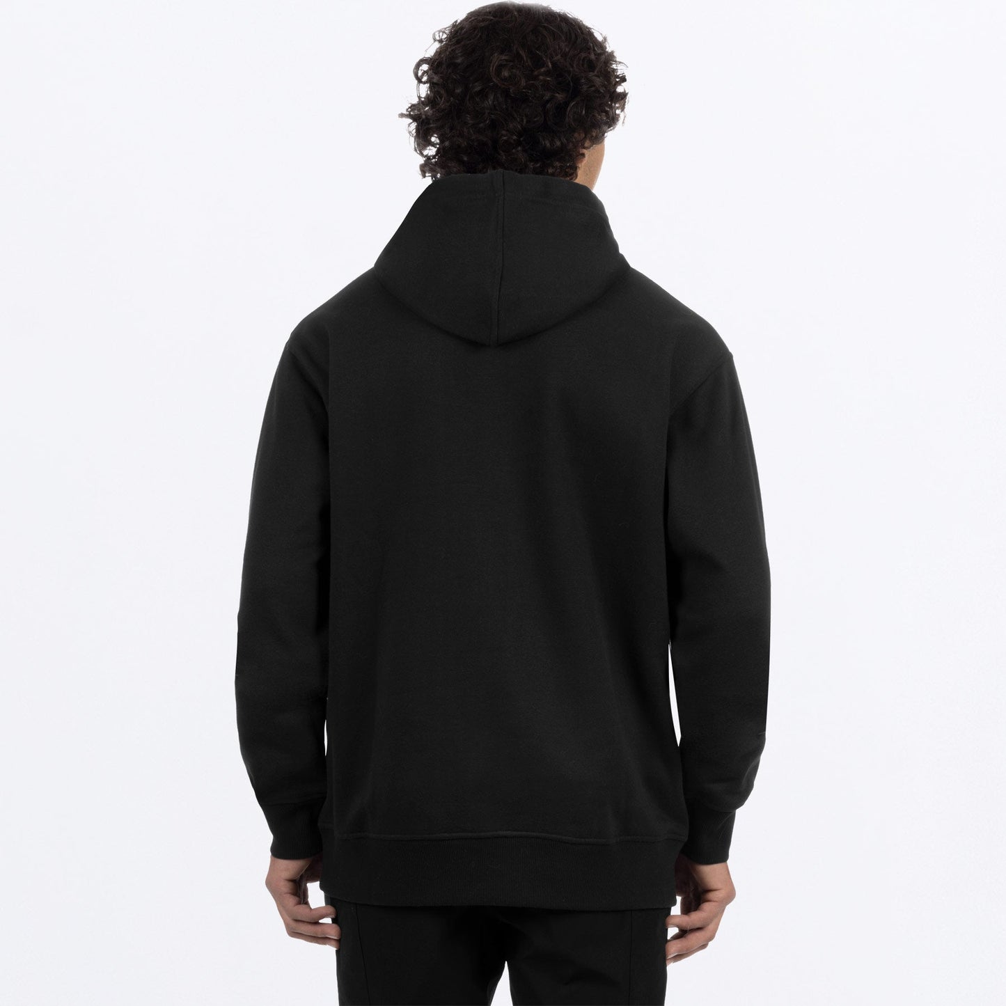 Emblem Cotton Pullover Hoodie