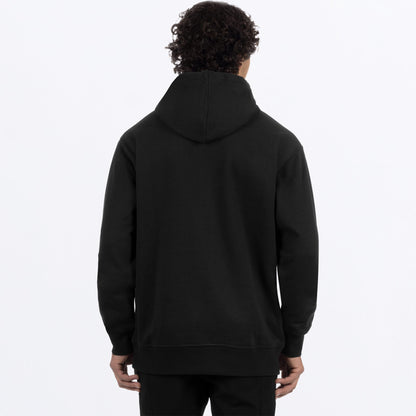 Emblem Cotton Pullover Hoodie