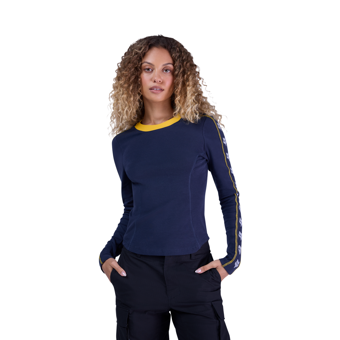 Womens Circa 74 Fitted Long Sleeve Tee