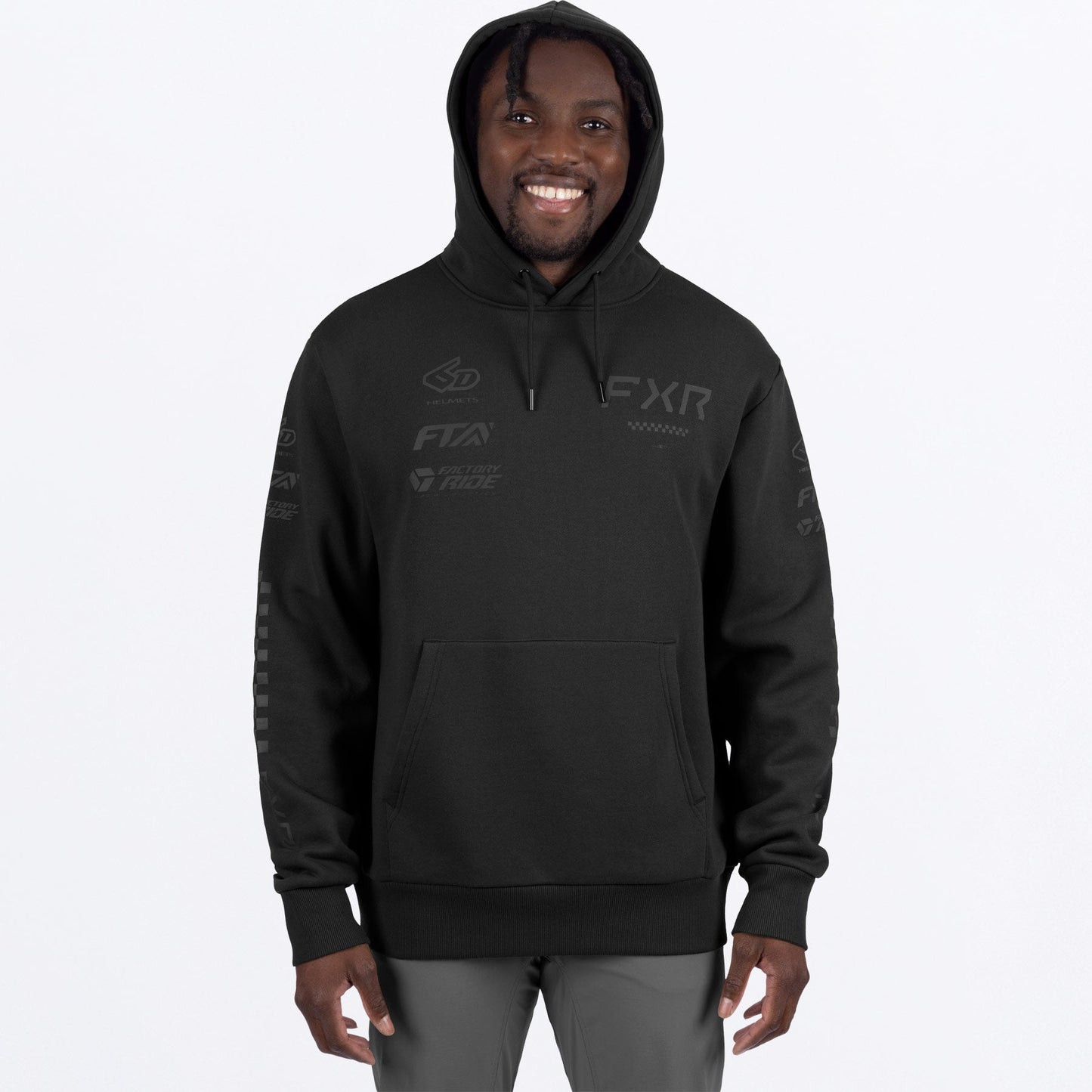 Men's Stack Cotton Pullover Hoodie