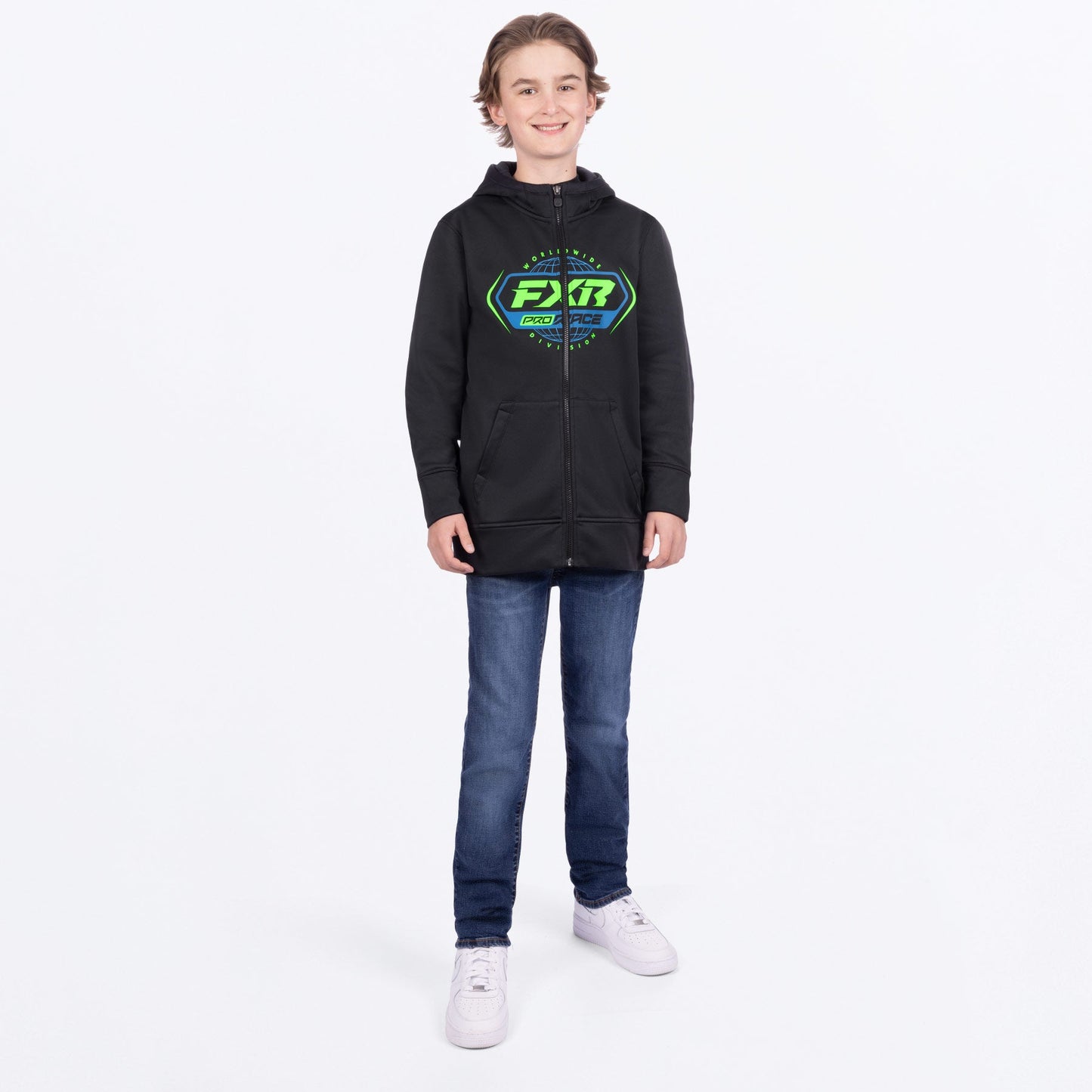 Youth Race Division Tech Zip Hoodie