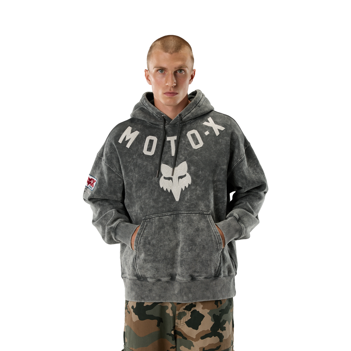 Moto-X Heavyweight Fleece Pullover Hoodie