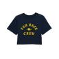Womens Race Crew Cropped Tee
