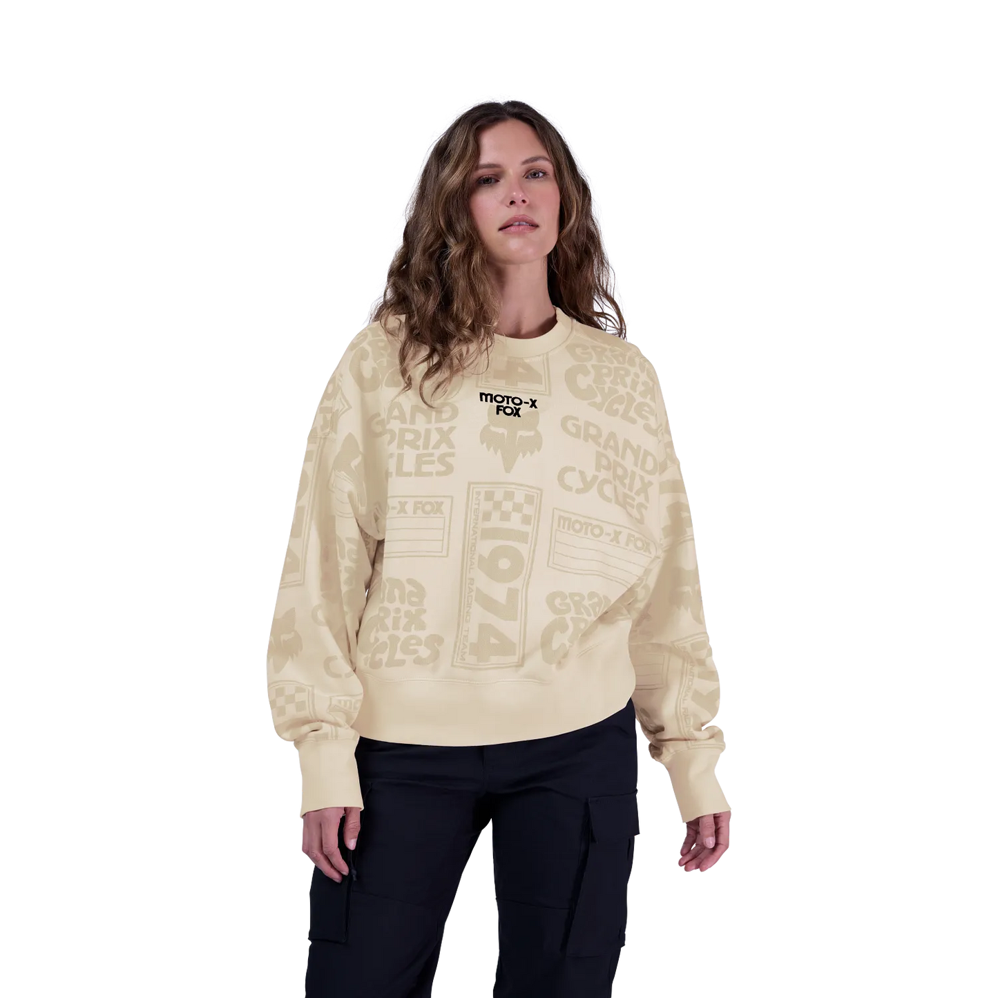 Womens Circa 74 Oversized Crew
