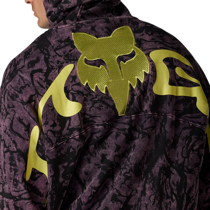 Image Print Fleece Pullover