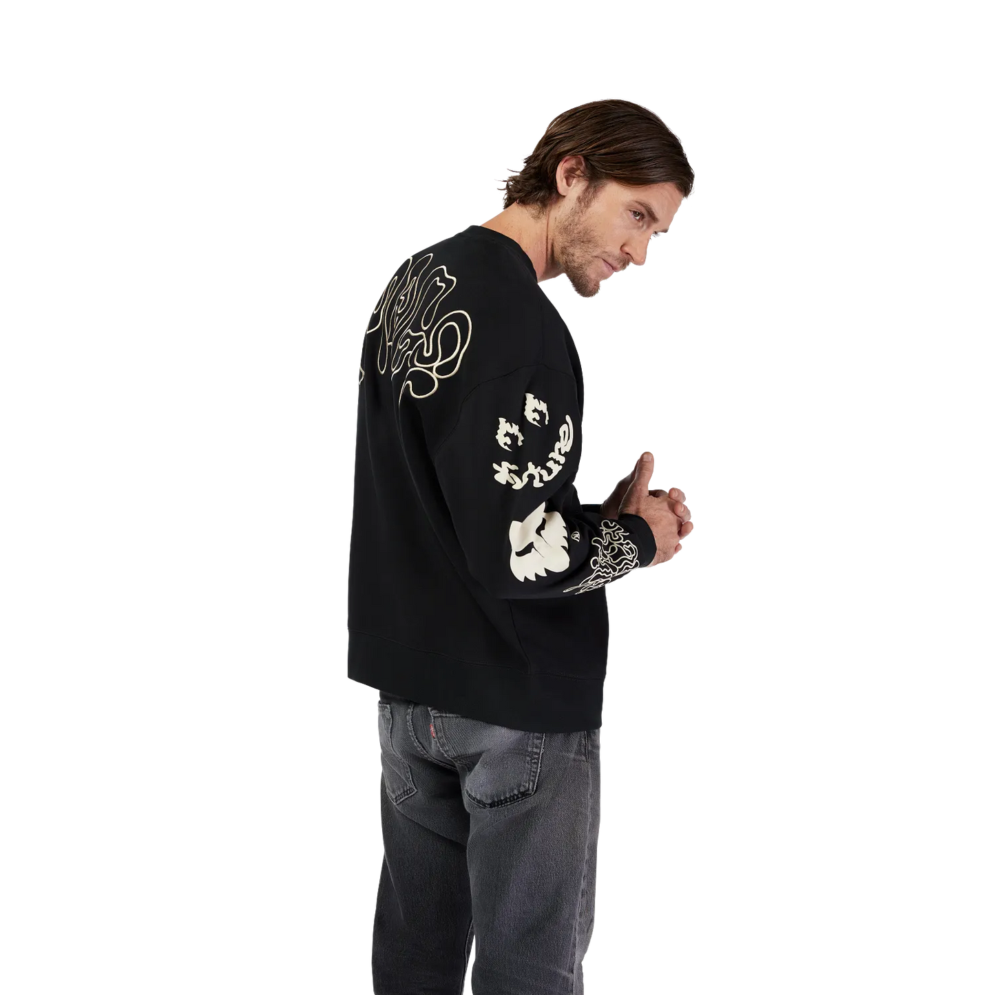 Hello Future Oversized Crew Sweatshirt