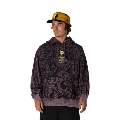 Image Print Fleece Pullover