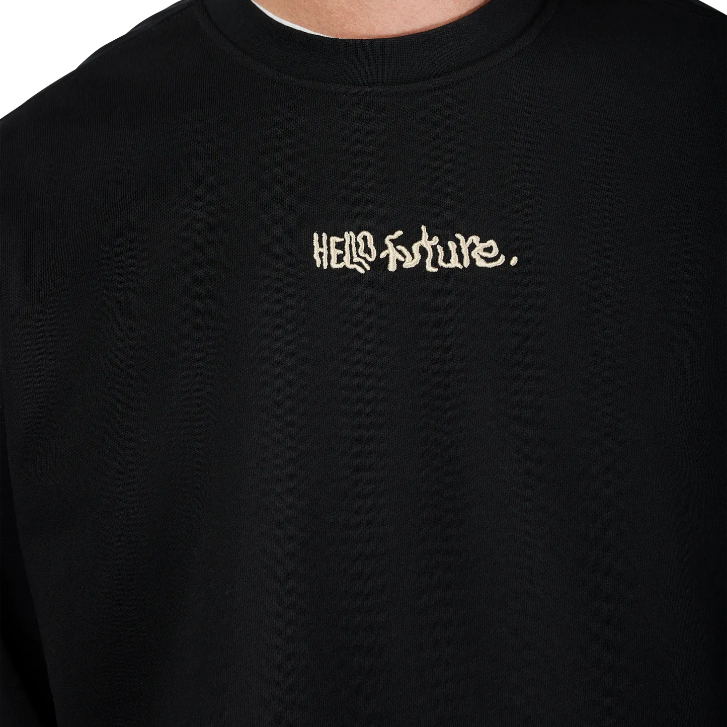 Hello Future Oversized Crew Sweatshirt