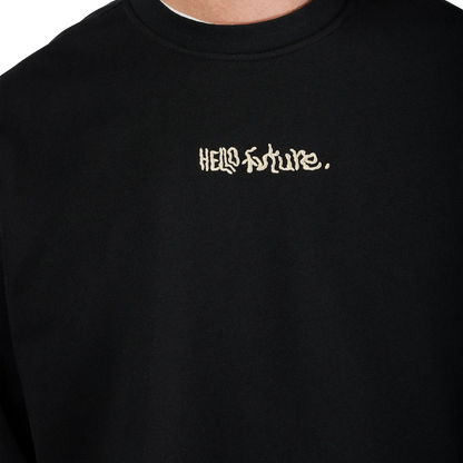 Hello Future Oversized Crew Sweatshirt