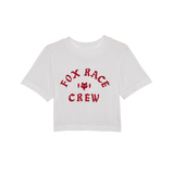 Womens Race Crew Cropped Tee