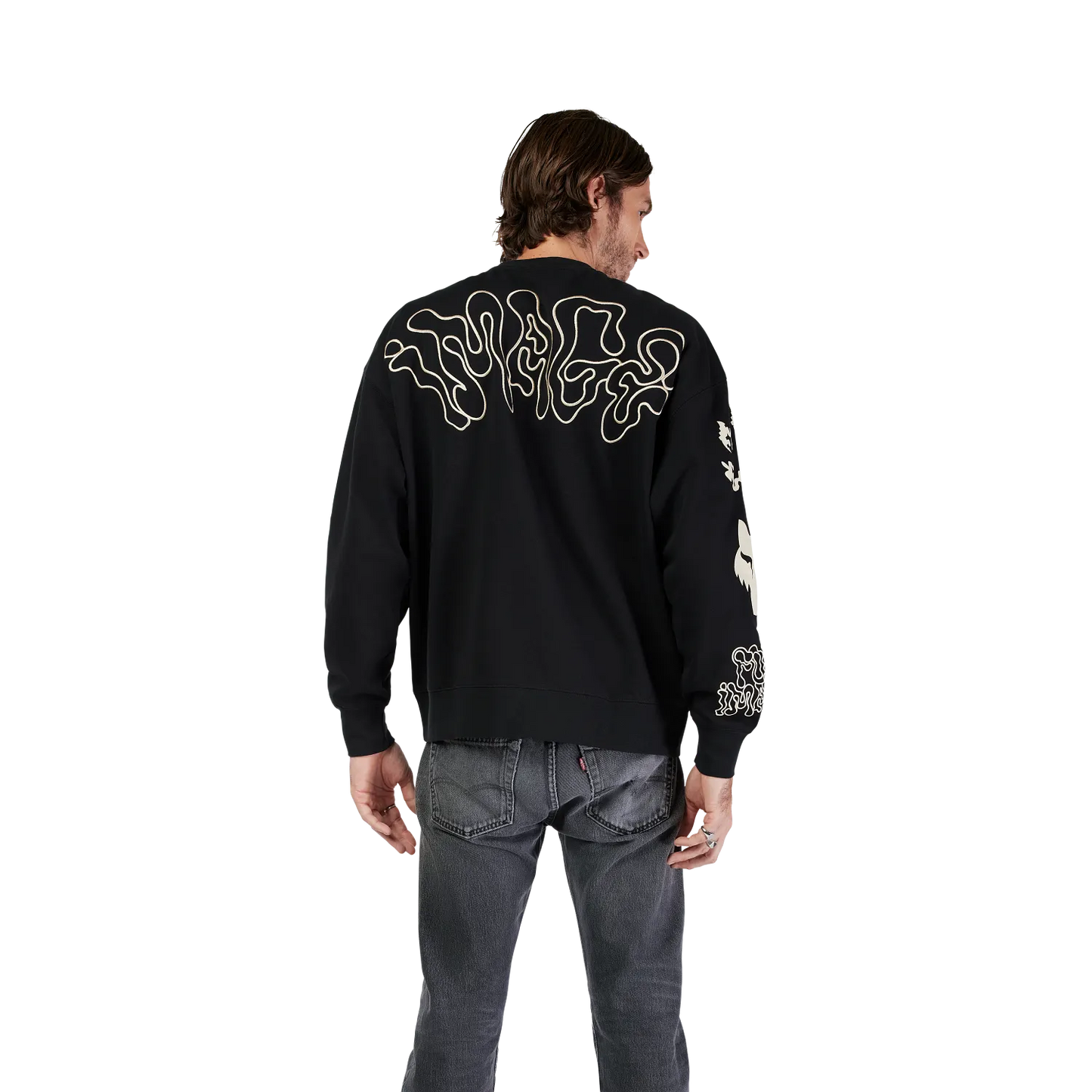 Hello Future Oversized Crew Sweatshirt