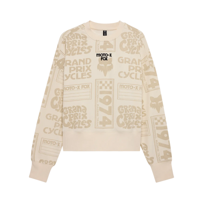 Womens Circa 74 Oversized Crew