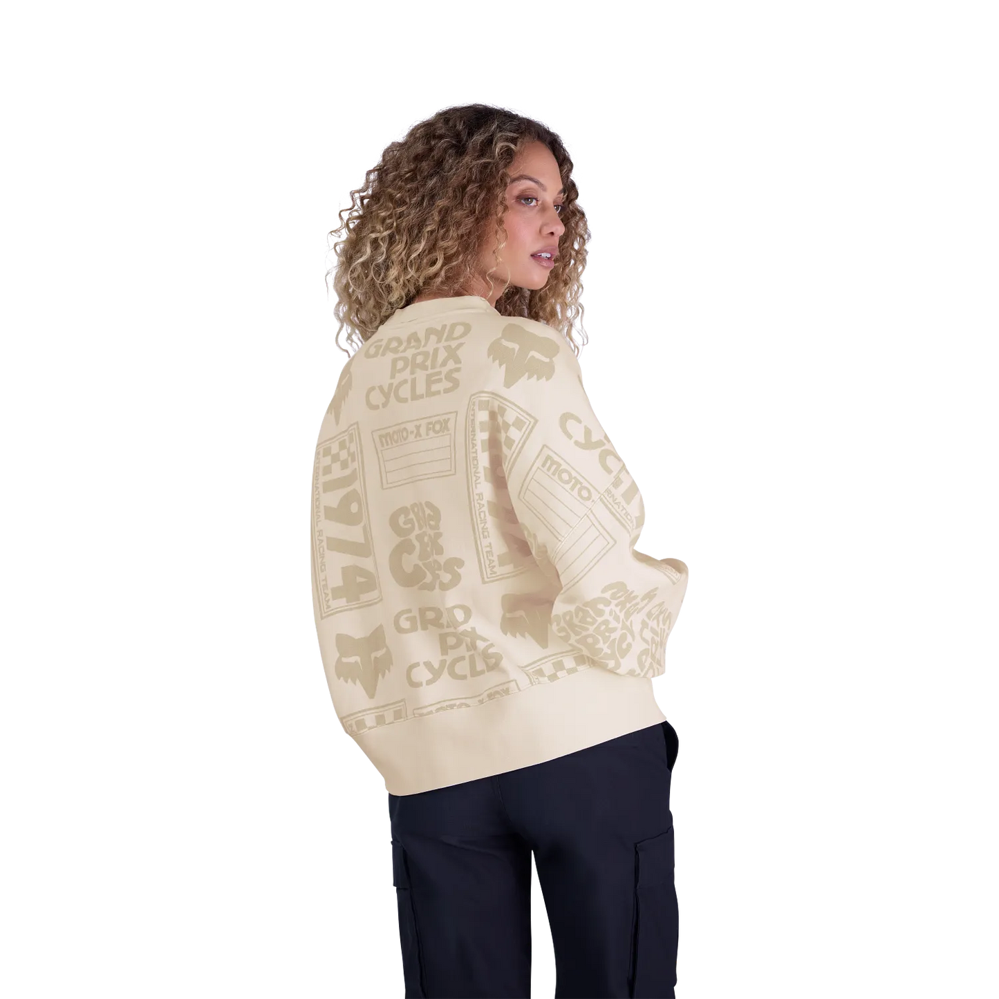 Womens Circa 74 Oversized Crew