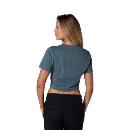 Womens Checker Baby Tee