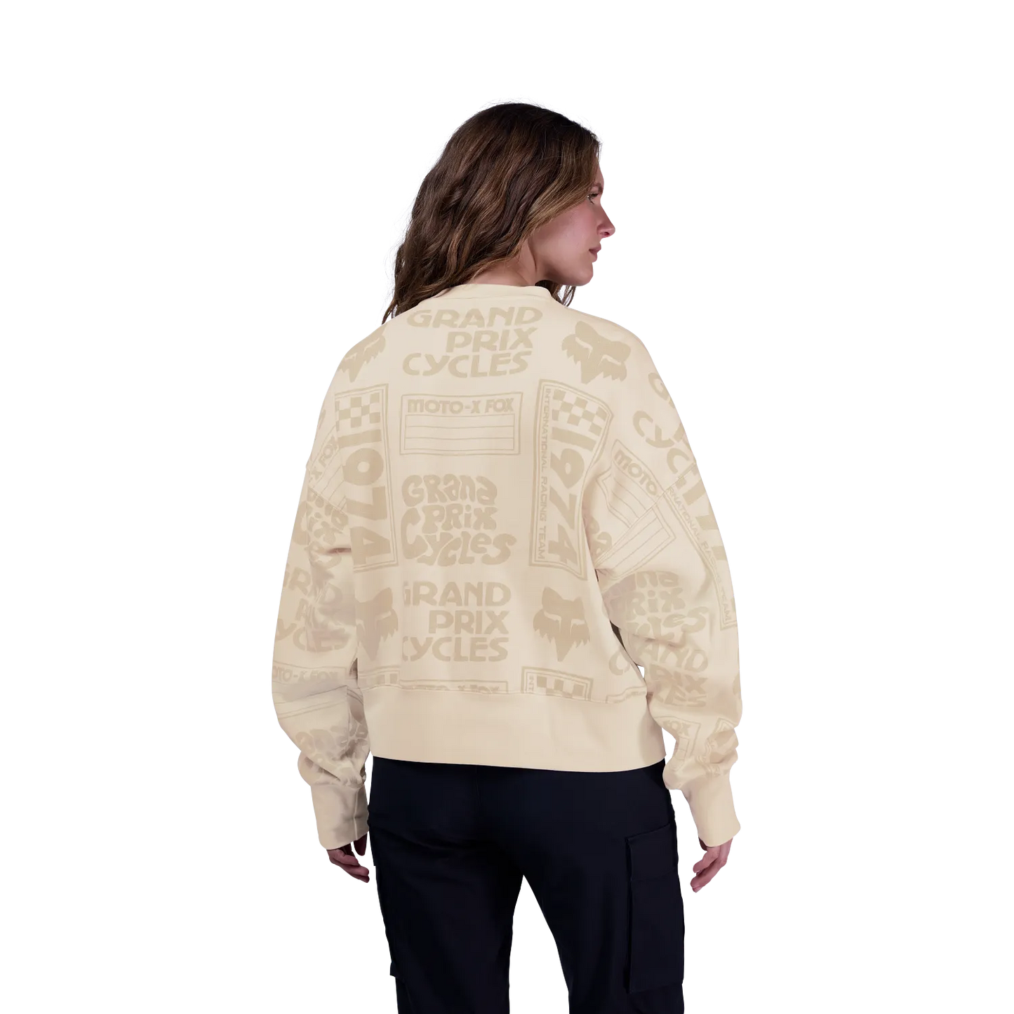 Womens Circa 74 Oversized Crew