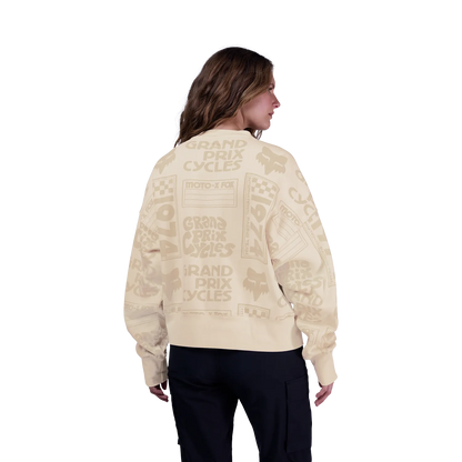 Womens Circa 74 Oversized Crew