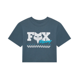 Womens Checker Baby Tee