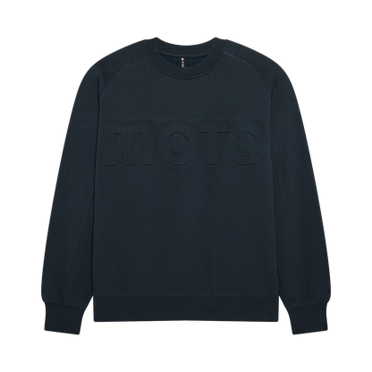 Moto-X Oversized Crew Sweatshirt